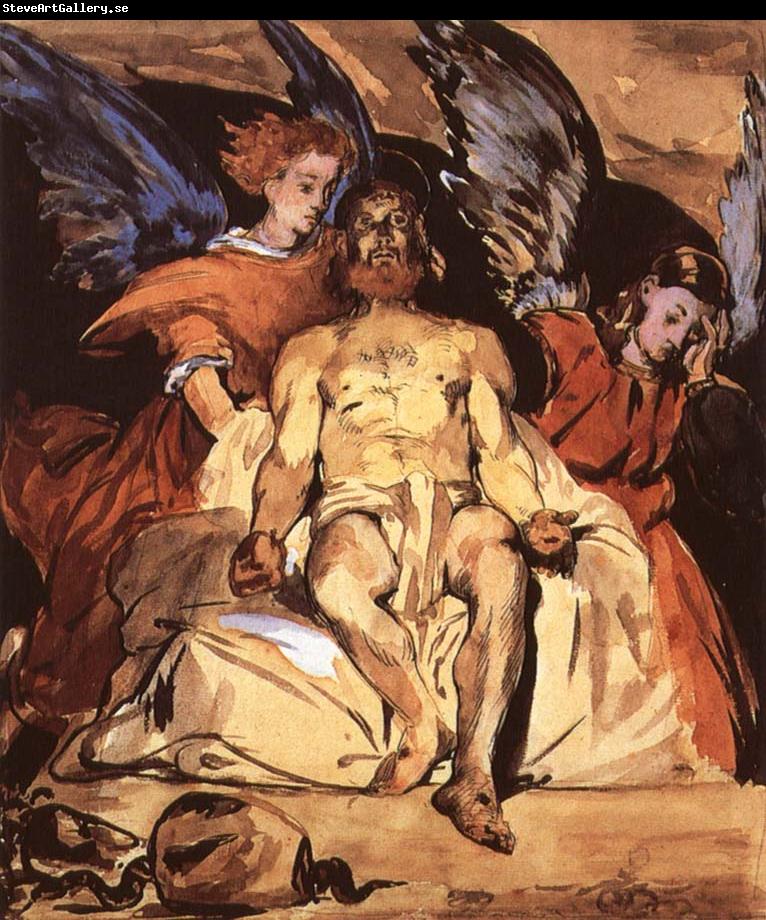 Edouard Manet Christ with Angels